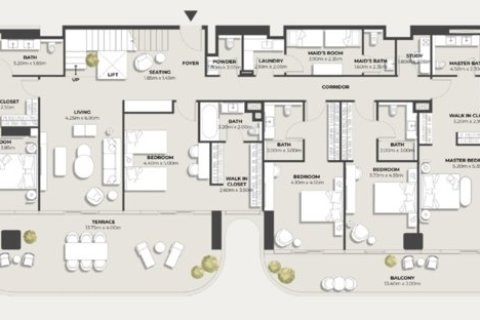 Apartment in Nine Collective in Al Wasl, Dubai 2 bedrooms, 181 sq.m. № 103878 - photo 13