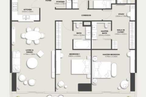 Apartment in Nine Collective in Al Wasl, Dubai 2 bedrooms, 181 sq.m. № 103878 - photo 10