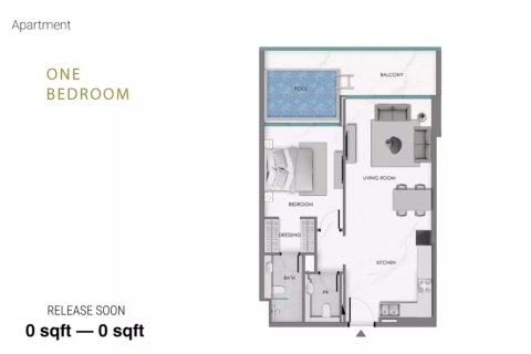 Apartamento en Dubai, 1 dormitorio, 78 m², № 103517 - foto 5