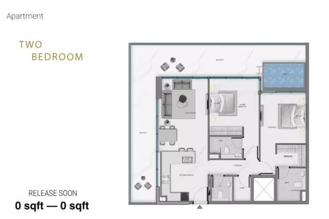 Apartamento en Dubai, 1 dormitorio, 78 m², № 103517 - foto 4