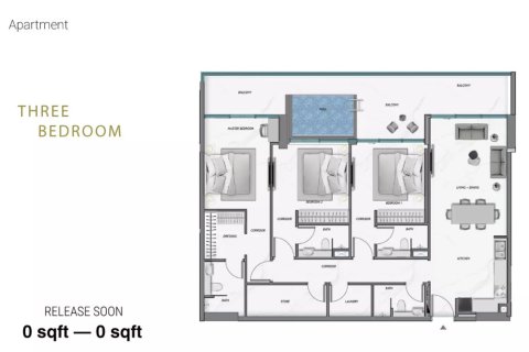 Apartamento en Dubai, 1 dormitorio, 78 m², № 103517 - foto 3