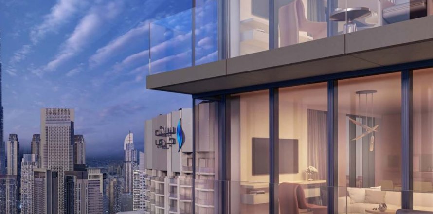 Appartement à PENINSULA FOUR THE PLAZA à Dubai, studio, 49 m², № 118705