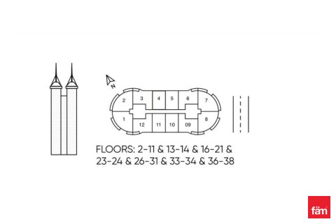 Apartment in Dubai Studio City, Dubai 1 bedroom, 59.5 sq.m. № 83551 - photo 14