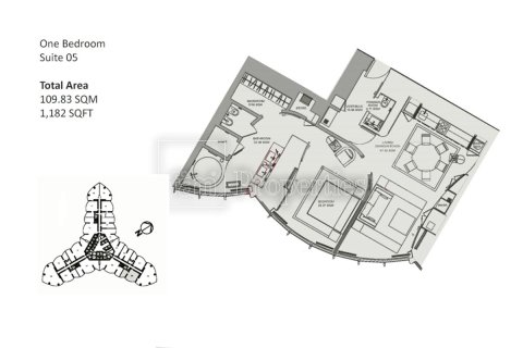 Apartment in Downtown Dubai (Downtown Burj Dubai), Dubai 1 bedroom, 109.8 sq.m. № 113562 - photo 30