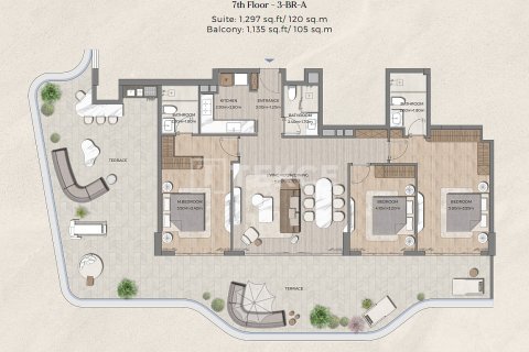 Penthouse in Dubai 3 bedrooms, 225 sq.m. № 133962 - photo 2