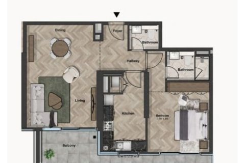 Apartment in Dubai Sports City, Dubai studio, 38 sq.m. № 103594 - photo 14