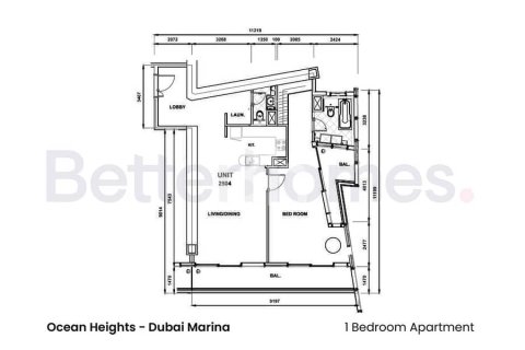 Apartamento en Dubai Marina, Dubai, 1 dormitorio, 108 m², № 24020 - foto 3