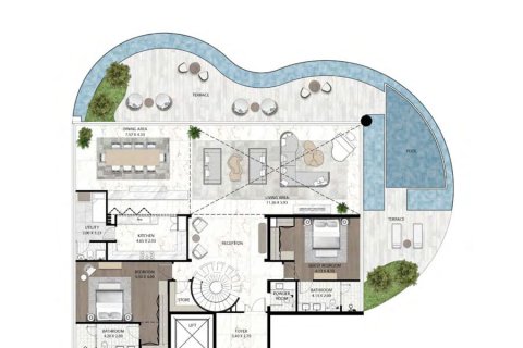 Apartamento en Dubai, 3 dormitorios, 395 m², № 103657 - foto 2