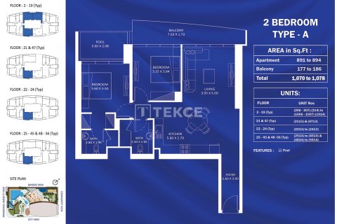 شقة في Jumeirah Village Triangle, دبي 2 غرف نوم, 107 م² رقم 89136 - صورة 28