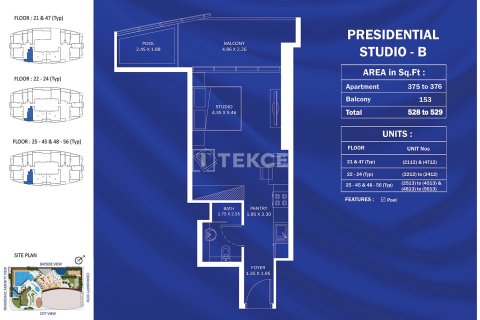 Купить квартиру в Jumeirah Village Triangle, Дубай: 1 спальня, 87м², № 89135 - фото 24