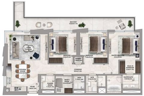 Apartment in Dubai Hills Estate, Dubai 1 bedroom, 70 sq.m. № 103629 - photo 2