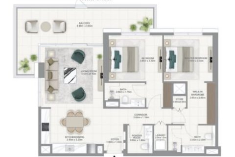 Apartamento en Dubai Hills Estate, Dubai, 1 dormitorio, 81 m², № 103634 - foto 11