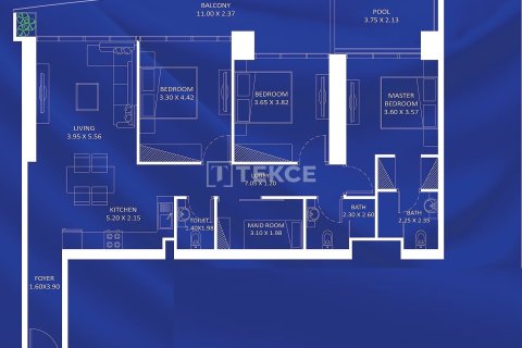 Apartment in Jumeirah Village Triangle, Dubai 2 bedrooms, 100 sq.m. № 9478 - photo 17