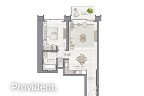 Apartment in Dubai Creek Harbour (The Lagoons), Dubai 1 bedroom № 3199 - photo 12