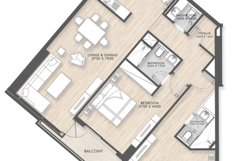 Apartment in Deira, Dubai 2 bedrooms, 109 sq.m. № 41912 - photo 9