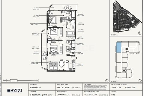 Apartamento en Dubai, 2 dormitorios, 127 m², № 90790 - foto 9