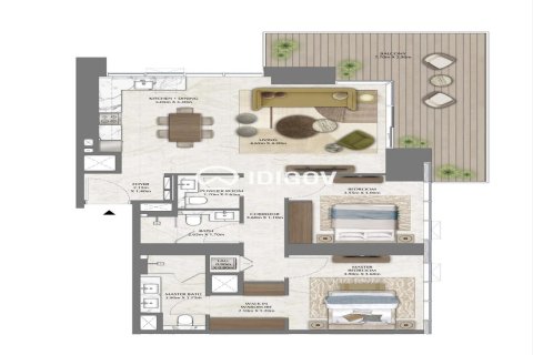 شقة في Zabeel, دبي 2 غرف نوم, 132.29 م² رقم 123480 - صورة 6