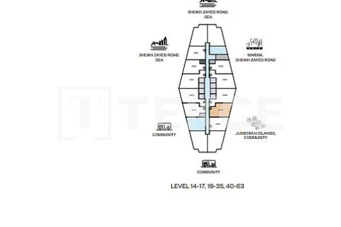 Купить квартиру в Джумейра Лейк Тауэрс, Дубай: 1 спальня, 64м², № 69162 - фото 21