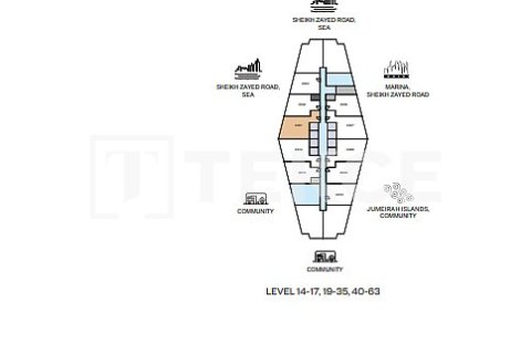 Купить квартиру в Джумейра Лейк Тауэрс, Дубай: 1 спальня, 64м², № 69162 - фото 23