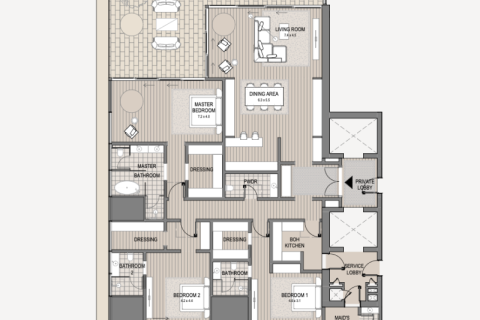 Apartamento en Business Bay, Dubai, 2 dormitorios, 267 m², № 92538 - foto 11