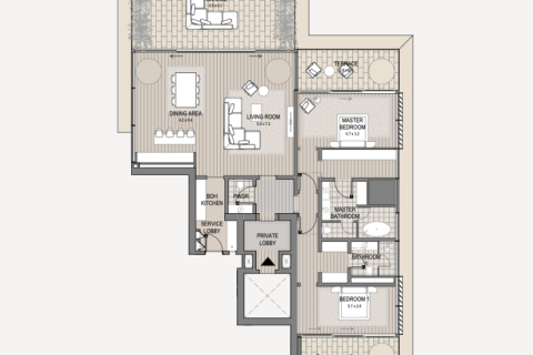 Apartamento en Business Bay, Dubai, 2 dormitorios, 267 m², № 92538 - foto 10
