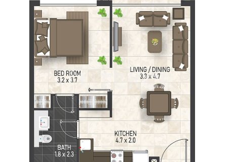 Apartment in Jumeirah Village Circle, Dubai 1 bedroom, 55 sq.m. № 4284 - photo 20