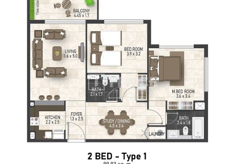 Apartment in Jumeirah Village Circle, Dubai 1 bedroom, 55 sq.m. № 4284 - photo 21