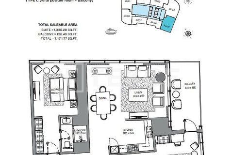 Apartment in Dubai Marina, Dubai 1 bedroom, 78 sq.m. № 4274 - photo 26