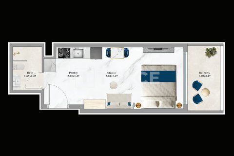 Appartement à Dubai Sports City, Dubai, studio, 40 m², № 47439 - photo 22