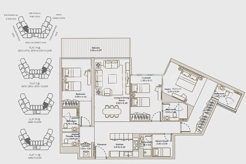 Apartment in Jebel Ali, Dubai 3 bedrooms, 152 sq.m. № 95861 - photo 13