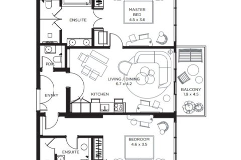 Apartment in Palm Jumeirah, Dubai 79 sq.m. № 92462 - photo 5