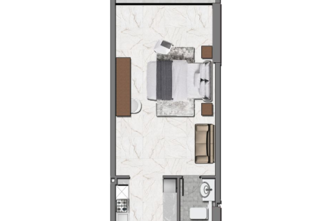 Apartment in Business Bay, Dubai studio, 52 sq.m. № 92454 - photo 5