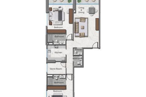 Apartment in Business Bay, Dubai studio, 52 sq.m. № 92454 - photo 7