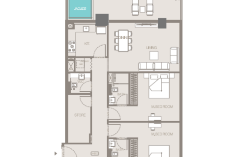 Appartement à Business Bay, Dubai, studio, 44 m², № 92453 - photo 8