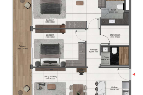 Apartment in Jumeirah Village Circle, Dubai 1 bedroom, 76 sq.m. № 92461 - photo 8
