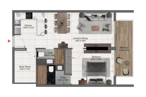 Apartment in Jumeirah Village Circle, Dubai 1 bedroom, 76 sq.m. № 92461 - photo 7