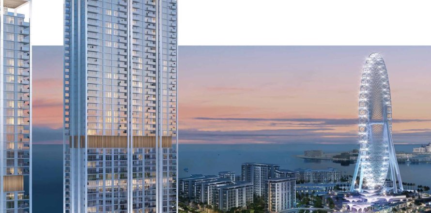 Квартира в Bluewaters, Дубай, 2 спальни, 90.6м², № 7832