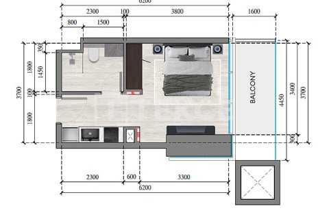 Apartment in Jumeirah Village Circle, Dubai studio, 35 sq.m. № 49716 - photo 11