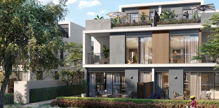Villa in Aura, Tilal Al Ghaf, Dubai 5 bedrooms, 315.9 sq.m. № 7445