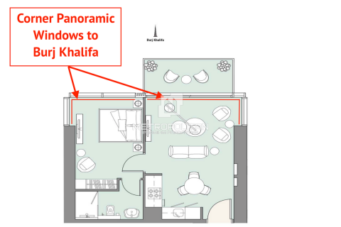 Apartment in Business Bay, Dubai 1 bedroom, 58 sq.m. № 8839 - photo 12