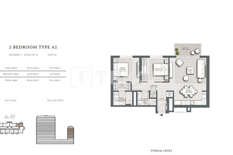 Apartamento en Dubai Hills Estate, Dubai, 2 dormitorios, 196 m², № 89108 - foto 17