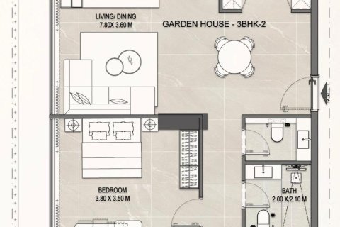 Appartement à Dubai, 3 chambres, 189 m², № 22733 - photo 6